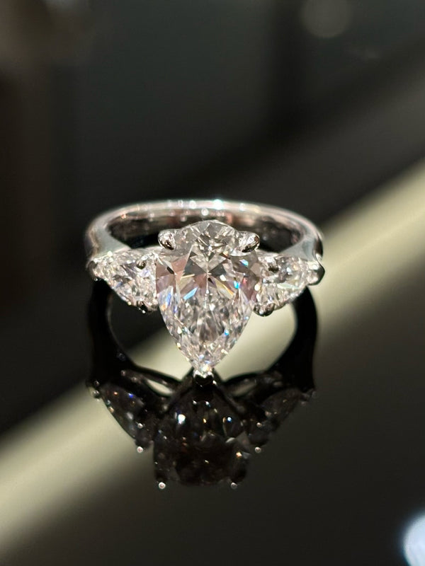 Timeless Three-Stone Diamond Ring